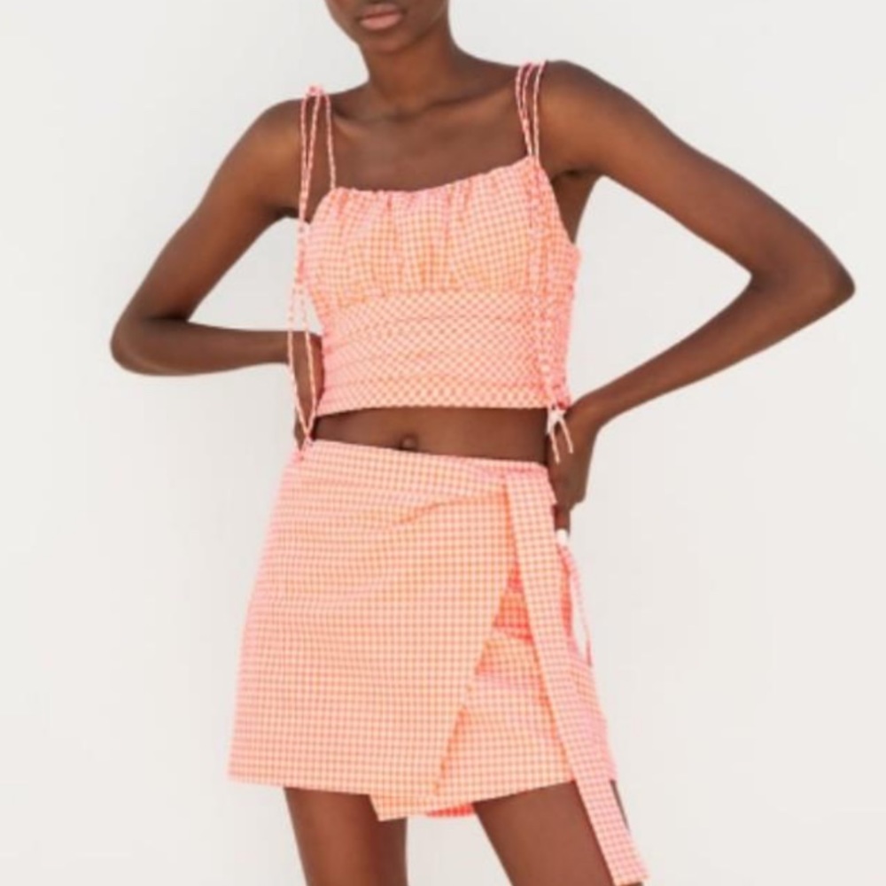 Zara | Gingham Tank - Picture 6 of 6